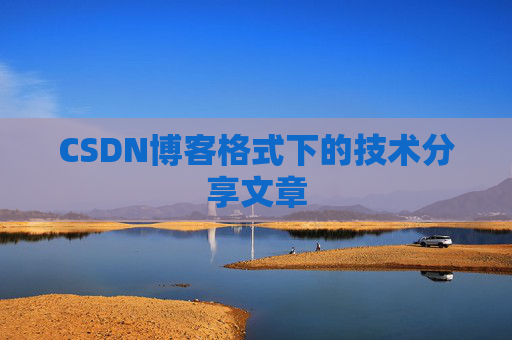 CSDN博客格式下的技术分享文章
